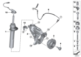 Diagram for BMW X1 Shock Absorber - 37106881599