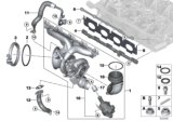 Diagram for BMW Catalytic Converter Gasket - 18307581970