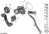 Diagram for BMW Water Pump Pulley - 11517848523