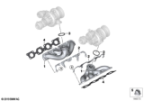 Diagram for BMW 550i Exhaust Manifold - 11627638778