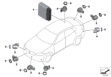 Diagram for BMW X3 Parking Assist Distance Sensor - 66209306410