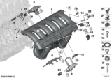 Diagram for BMW 528i Intake Manifold Gasket - 11617547242