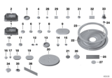 Diagram for BMW Body Mount Hole Plug - 51718170298