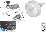 Diagram for BMW Brake Fluid Level Sensor - 34336796853
