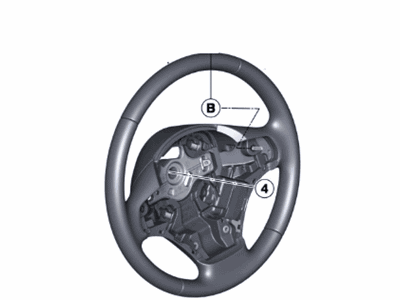 BMW 320i Steering Wheel - 32306878249