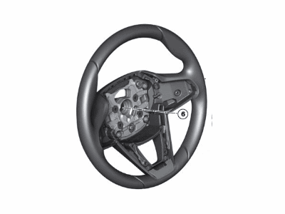 BMW 530i Steering Wheel - 32306871724
