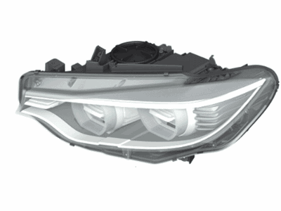 BMW 440i Headlight - 63117377855