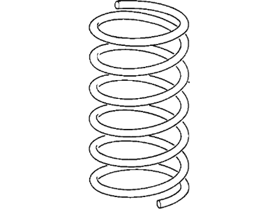 BMW 325is Coil Springs - 31331132742