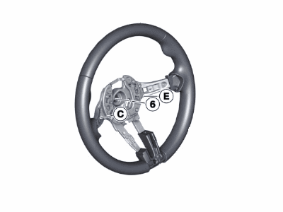 BMW X6 Steering Wheel - 32307847455