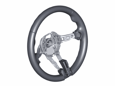 BMW 32307851498 Steering Wheel Leather