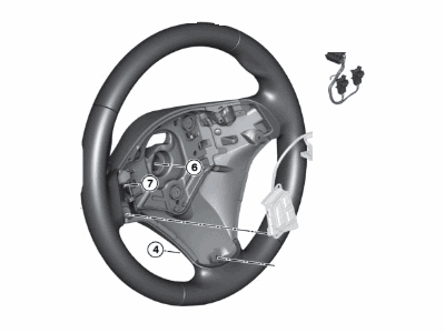BMW 32342283738 Sports Steering Wheel Leather