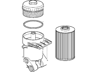 BMW 11427511171 Oil Filter With Oil Cooler Connection