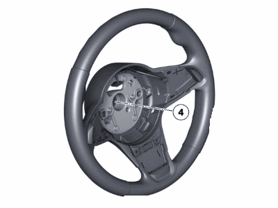 BMW 32307842924 Leather Steering Wheel