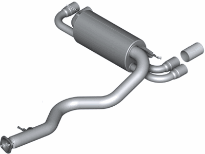 BMW Exhaust Pipe - 18107845402