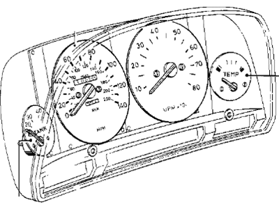 BMW 528i Speedometer - 62121362866