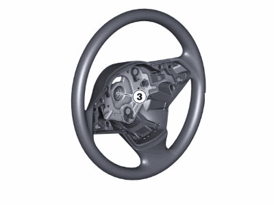 BMW X5 Steering Wheel - 32306780542