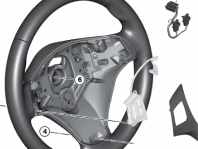 BMW 335xi Steering Wheel - 32307839114