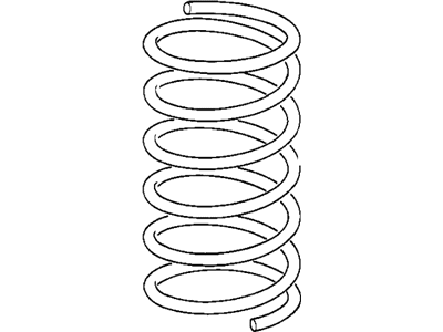BMW 735iL Coil Springs - 31331133643