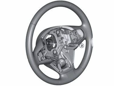 BMW X5 Steering Wheel - 32306868758