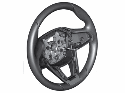 BMW 32306866466 Sport Steering Wheel, Leather