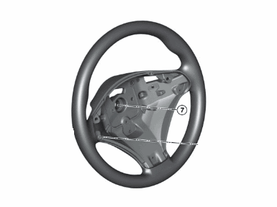 BMW X6 Steering Wheel - 32306782805