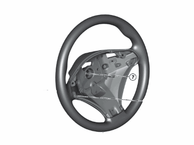 BMW X6 Steering Wheel - 32306797911