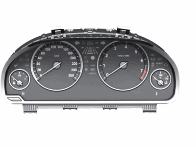 BMW 550i Speedometer - 62109348713
