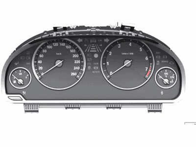 BMW X5 Instrument Cluster - 62106844011