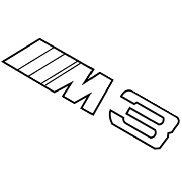 BMW M3 Emblem - 51148041901