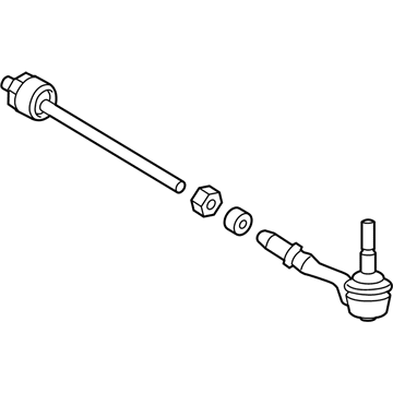 BMW 32106787472 Steering Linkage Tie Rod Assembly
