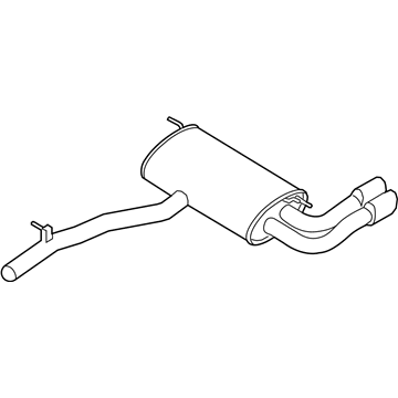 BMW Exhaust Pipe - 18307646018