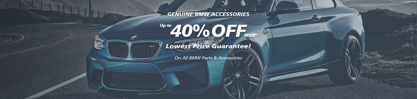 Genuine BMW accessories, Guaranteed low prices