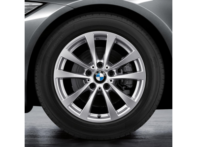 BMW 17 Inch Style 395 Cold Weather Wheel and Tire Set in Reflex Silver 36112456813