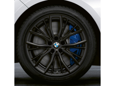 BMW 19 Inch Style 786M Cold Weather Wheel and Tire Set in Jet Black Matt 36115A23FE6