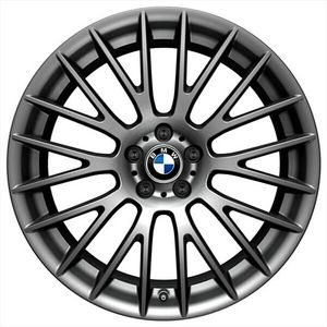 BMW Cross Spoke 312 in Ferric Gray-Complete Set 36112161556