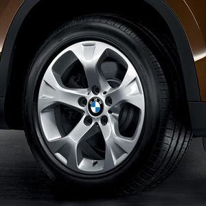 BMW 17" Style 317 Winter Complete Wheel and Tire Set 36112183496