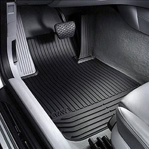 BMW Rubber Floor Mats/Black Rear 51472239746