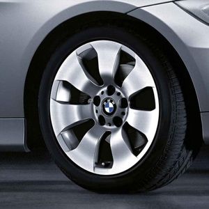 BMW 17" Style 158 Winter Complete Wheel and Tire Set 36110439636