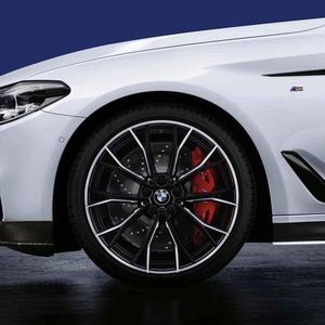 BMW M Performance Style 669M 20" Complete Wheel & Tire Set in Jet Black Matte 36112420426