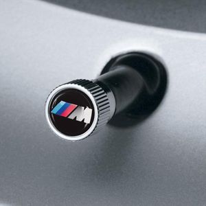 BMW 36110421543 M Logo Valve Stem Cap Set