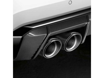 BMW M Performance Tailpipe Trims in Carbon Fiber 18305A291B8