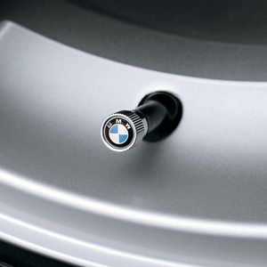 BMW 36110421544 Roundel Logo Valve Stem Caps