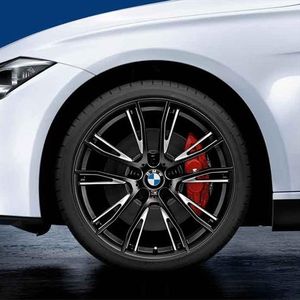 BMW 624M Wheel and Tire Set Black RDCi / 03/14 and on 36112287896