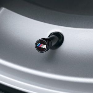 BMW 36122456427 M Logo Valve Stem Caps, Black