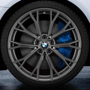 BMW M Performance Style 669M Double Spoke 20 Inch Complete Wheel And Tire Set 36112446967