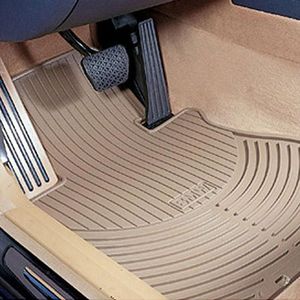 BMW Rear Floor Mats / Beige 82550151499