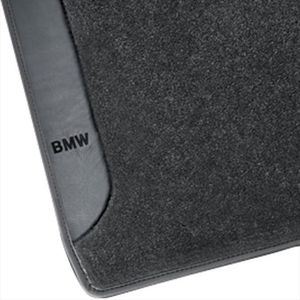 BMW Carpeted Floor Mats with Lettering / Anthracite 82110144039