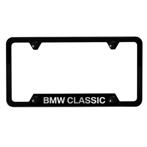 BMW "Classic" Etched Frame, Black 82122414874