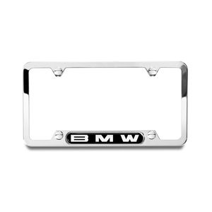 BMW Polished Frame with Logo 82122433222