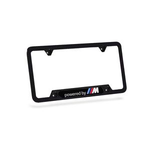 BMW Powered by M Carbon Fiber License Plate Frame 82122433224